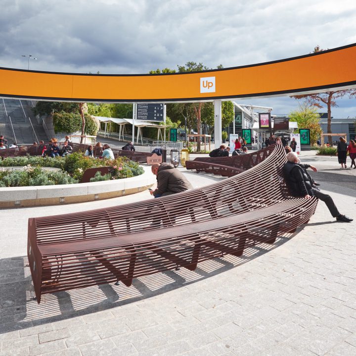 TF Urban - Circular Bench - Design Lucile Soufflet