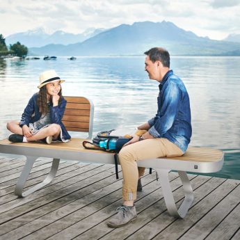 Urban furniture Seaside bench