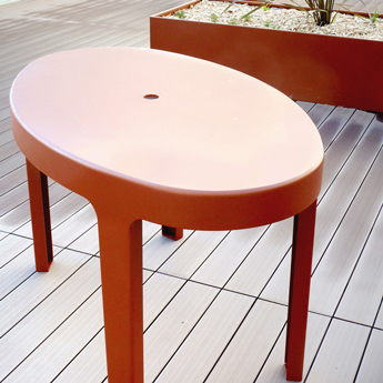 Mobilier urbain - design - table - Marc Aurel - metal - mobilier - urbain - outdoor - street furniture