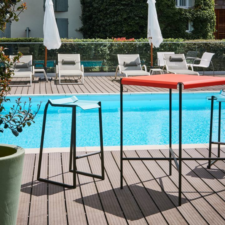 table haute de bar métal