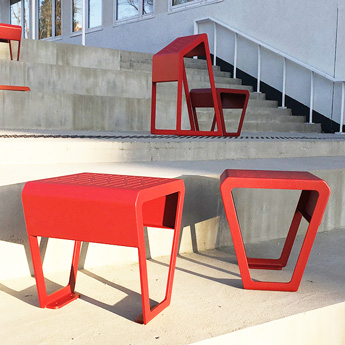 Street Furniture Metal seat Linea