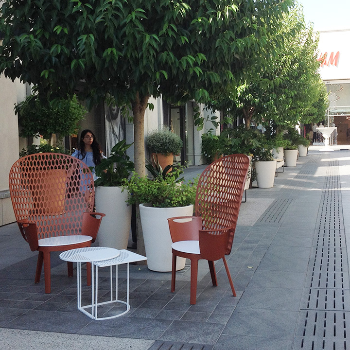 mobilier urbain design chaise