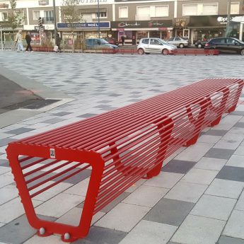 Mobilier urbain design fabriqué en Auvergne Rhône Alpes