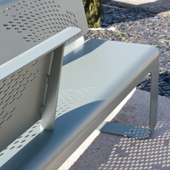 banc urbain zig&zag by Fritsch & Durisotti Tolerie Forezienne