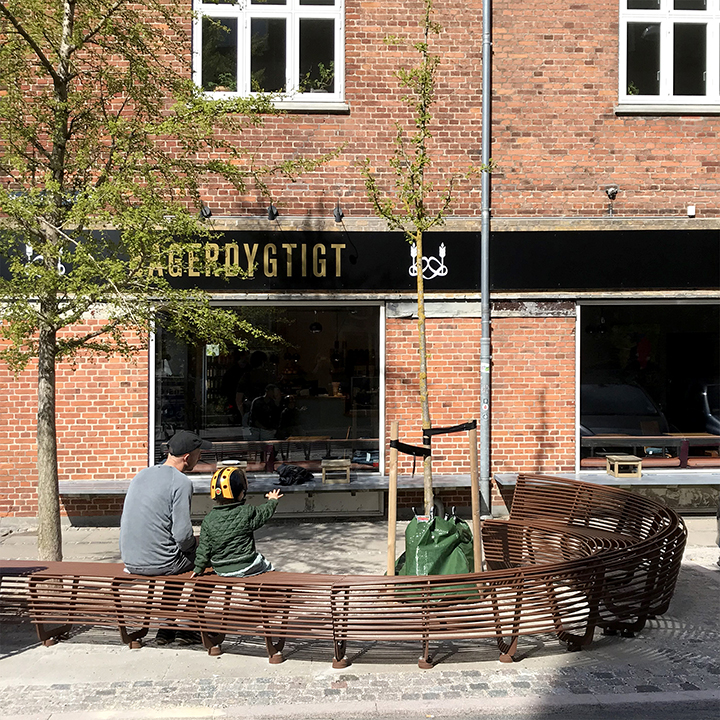 TF URBAN - Circular Bench - by Lucile Soufflet. Copenhague, DK