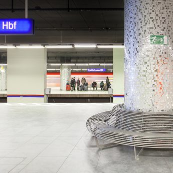 TF URBAN - Circular Bench by Lusicle Soufflet. Saint-Etienne