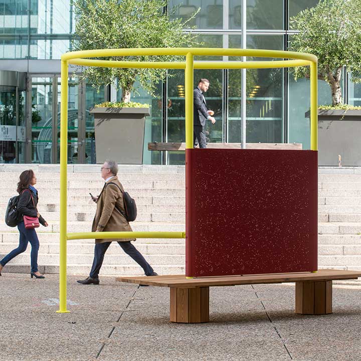TF URBAN - urban bench Double Face - Design by Robert Stadler