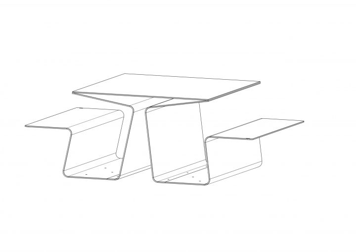 table pique-nique Eqer - design by Michel Tortel