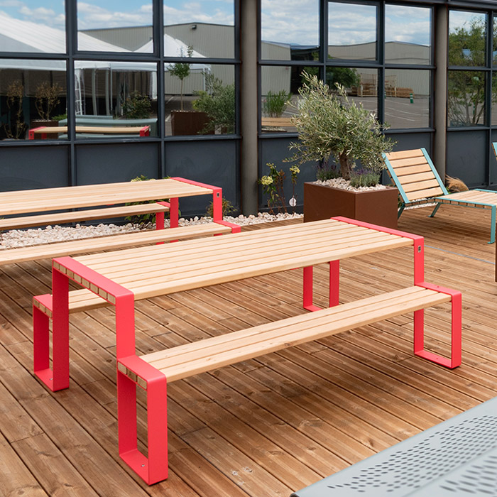 Pique-nique Forézien - mobilier urbain Design et durable en bois