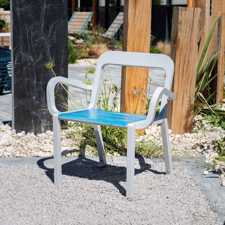 Nymphea elegant floral and lightweight chair design by Marc Aurel