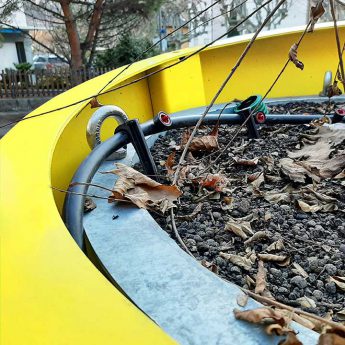jardinière urbaine géante