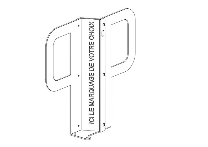 Accroche vélo sécurisé design robuste TF URBAN