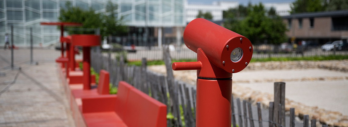 Des mobiliers innovants sur le campus urbain de Paris-Saclay