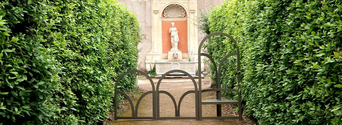 Art, design and nature come together at the heart of Rome