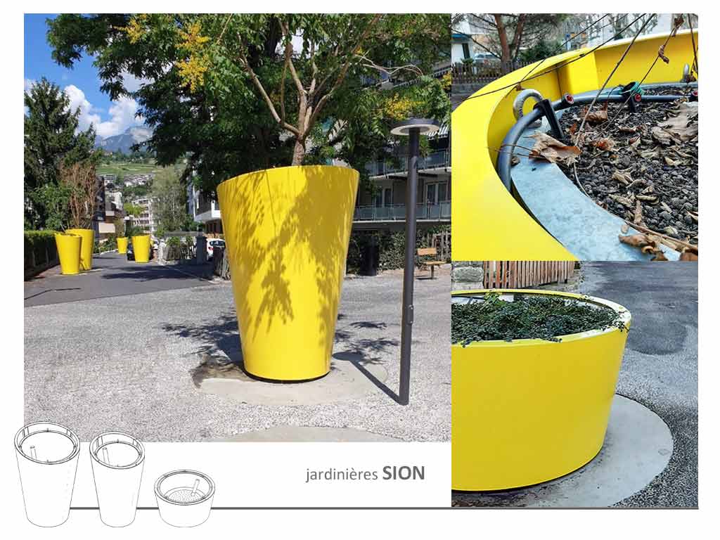 jardinière urbaine Sion